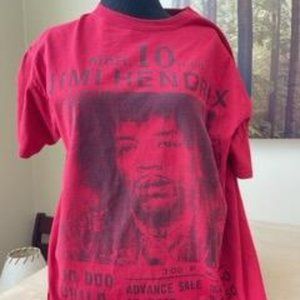 Jimi Hendrix ticket Like New t-shirt Size L